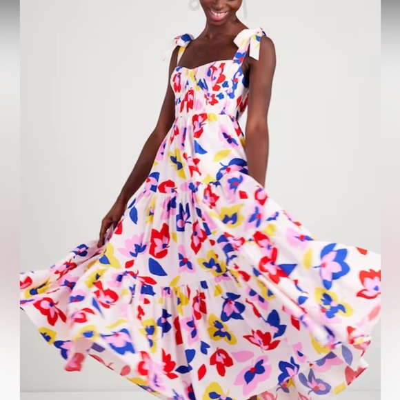 kate spade Dresses Kate Spade Summer Flowers Tiered Dress Poshmark